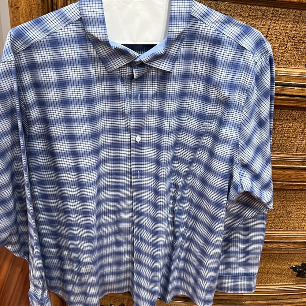 Tommy Bahama men’s vintage plaid dress shirt